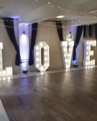 5ft GIANT Marquee White LOVE Letters For Hire!  • £150