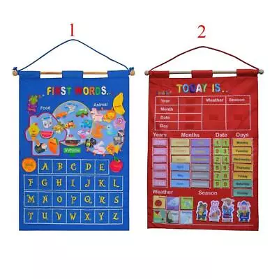 My Calendar Wall Hanging Learning Calendar With Weather Station • £17.38