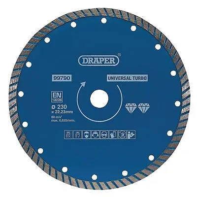 Draper 99790 Turbo Diamond Blade (230mm) • £15.01