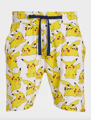 Peter Alexander Men's Pokemon Pikachu Knit Stretch Sweat Shorts  Size XL • $39