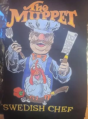 Muppets SWEDISH CHEF T-Shirt New MEDIUM OR LARGE KERMIT MUPPET SHOW • $16