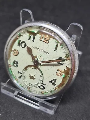 Vintage Jaeger LeCoultre GSTP Military Pocket Watch Spares Ref3258 • $111.92