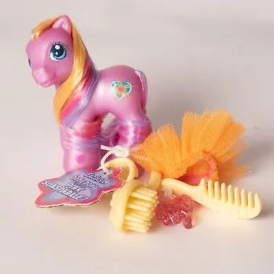 G3 My Little Pony BABY PINK SUN SPARKLE G3 Celebration Castle 2003 W Accessories • $15