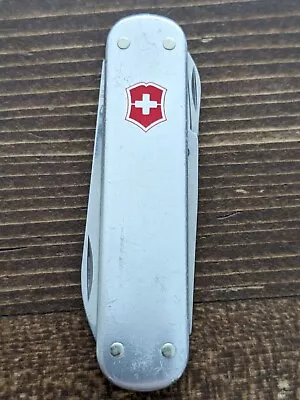 Victorinox Money Clip Silver Smooth Alox Swiss Army Knife • $32.92