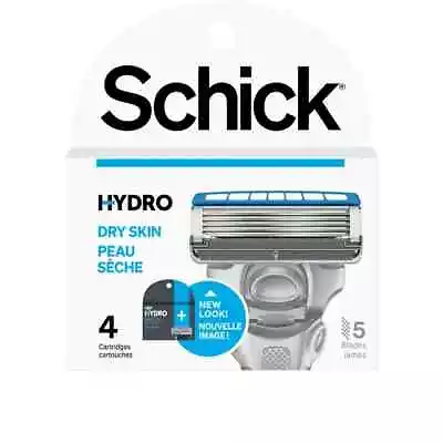 Schick Hydro 5-Blade Skin Comfort Dry Skin Men's Razor Blade Refill 4 Ct • $12.99