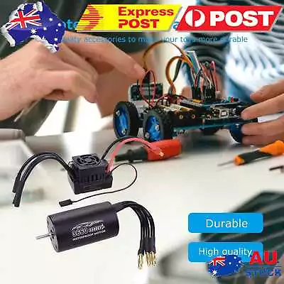 Universal 3660 4T 3300KV Motor + 60A Brushless ESC Combo For 1/10 RC Cars Truck • $64.20