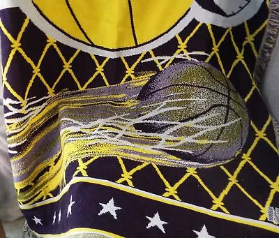 Los Angeles Lakers NBA Basketball Northwest Company Throw Blanket Made In USA • $39.95