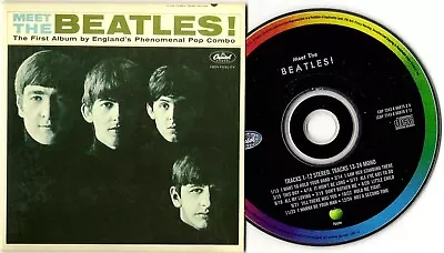 The Beatles  MEET THE BEATLES  CD Stereo-Mono Capitol Original 1964 Mixes • $45