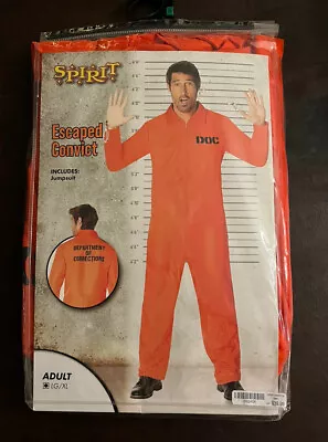 Escaped Convict Prisoner Halloween Costume Adult XL • $42