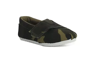 Kids Boys Children Summer Beach Walk Canvas Pumps Slip On Camouflage Espadrilles • £5.90