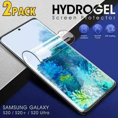 2Pack HYDROGEL Screen Protector Samsung S24 S23 FE S22 S21 S20 S10 S9 Note 20 • $5.99