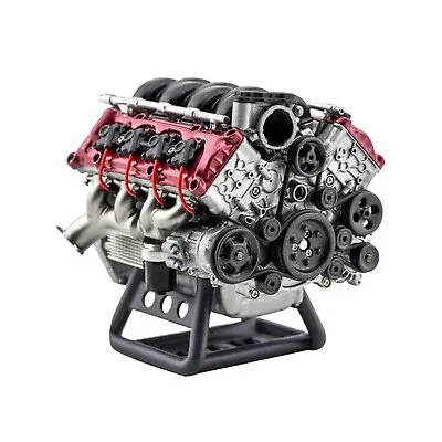 New V8 Combustion Engine Metal Model Building Kits Internal DIY Hobby For Adults • $113.51