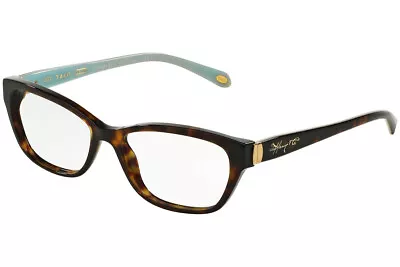 TIFFANY & CO . Eyeglasses  TF2114 8015 - Tiffany Blue / Havana Brown -  Womens • $269