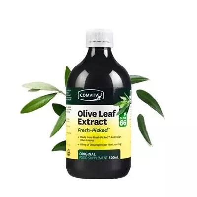 Comvita Olive Leaf Extract Standard 500ml BBF 07/22 • £11.99