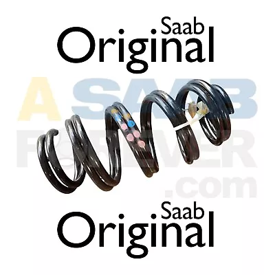 Saab 9-3 Coil Spring Pair Front Convertible Sport B207 New Genuine Oem 93190629 • $159.99