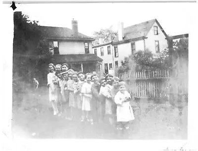 CLASS IN LINEBUFFALONY1920'S.VTG 4.5  X 3.3  PHOTO*X1/5 • $5.97