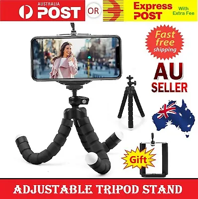 Flexible Octopus Tripod Stand Gorilla Pod For Universal Phone Mobile Camera DSLR • $16.99