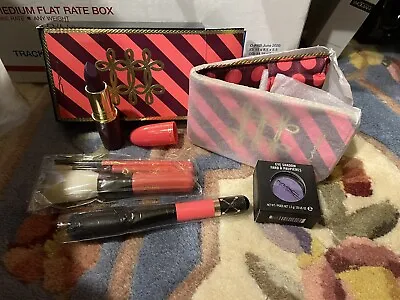 Huge High End Make Up Lot MAC Cosmetics Nutcracker Brushes Lipstick + EyeShadow • $65