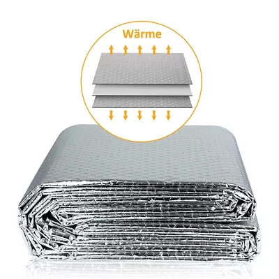 5 M Radiator Heat Back Reflector Foil Insulation Film Energy Saving • £10.94