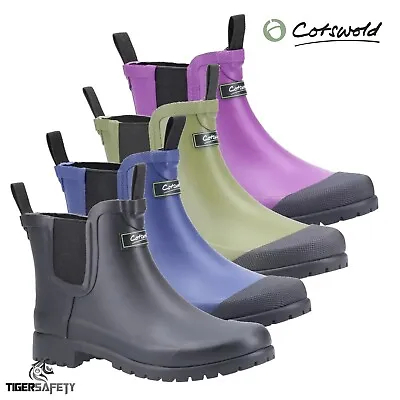 Cotswold Blenheim Ladies Waterproof Chelsea Ankle Wellington Boots Wellies • £34.65