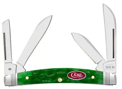 Case XX Magician's Small Congress 10932 Green Red Bone Stainless Pocket Knife • $89.99