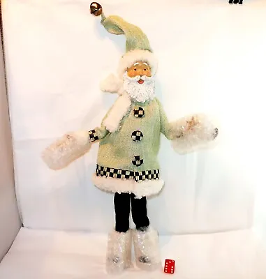 New MacKenzie-Childs 35525-1209 Santa’s “Home Sweet Snow Elf” - 14” Green Rare! • $79.99