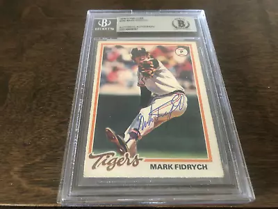 1978 O-pee-chee Mark Fidrych Autographed Card Tigers Beckett Authentic • $124.99