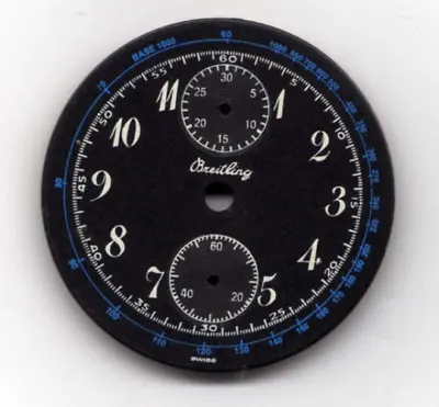 Breitling Venus 170 Chronograph Black Matte Watchdial • $95