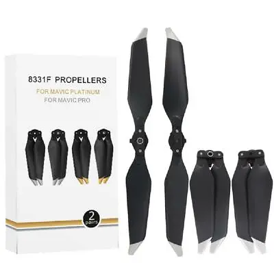 $11.89 • Buy New 2 Pairs Low-Noise Quick-Release 8331F Propellers For DJI Mavic PRO Platinum