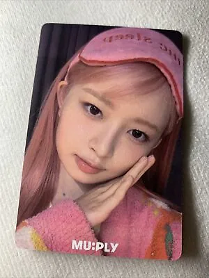 REI IVE Girl Red WAVE Edition Celeb Girl K-Pop Photo Card Pink Hair Sleep Mask • $15.27