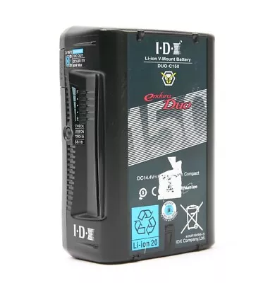 IDX System Technology DUO-C150 14.4V 9.9Ah 143Wh Lithium Ion V-Mount Battery • £239.99