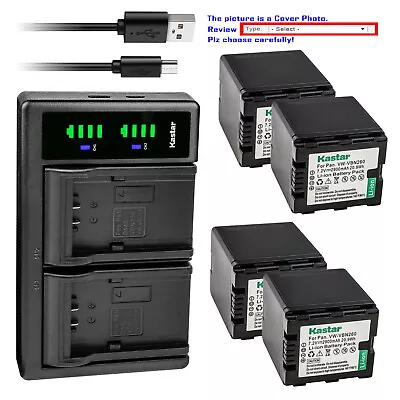 Kastar Battery LTD2 USB Charger For Panasonic VW-VBN130 VBN130 VW-VBN260 VBN260 • $9.99