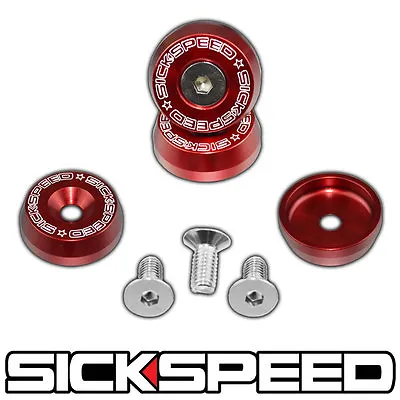 Red Anodized Valve Cover Washer Kit W/bolts For F Series F20c F22c Engine A • $10.88