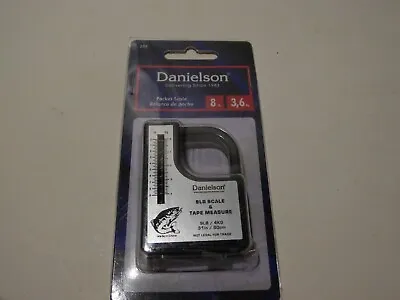 Danielson 8 LB Fishing Scale And Measuring Tape Pocket Scale • $7.16