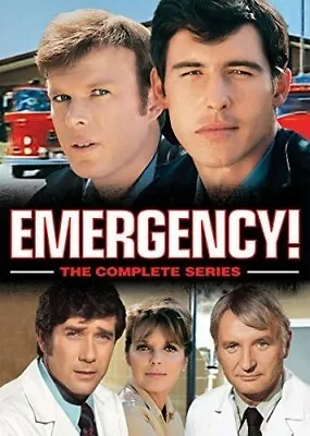 $67.99 • Buy Emergency The Complete Series DVD 32-Disc Set 2016 Robert Fuller Mantooth Tighe
