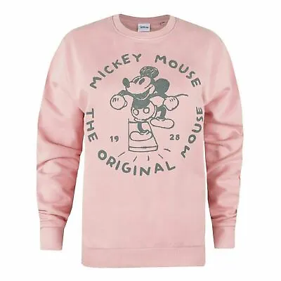 £13.99 • Buy Official Disney Ladies The Original Mouse Crew Sweat Dusty Pink S - XL