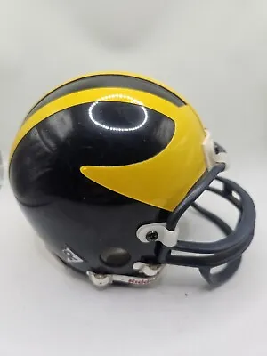 Michigan Wolverines Unsigned Unwiped VSR4 Mini Helmet Discontinued • $34.95