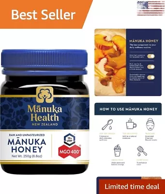 Potent UMF 13+ Raw Manuka Honey 250g/8.8oz - Superfood - Authentic - New Zealand • $71.99