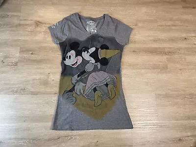 Vintage Women’s Walt Disney Classic Collection Sz M All Over Print T-Shirt Top • £4.98