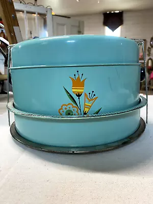 $48 • Buy Vintage Metal Cake Taker/Carrier/Holder