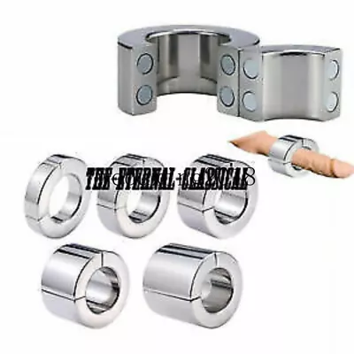 Mens Ball Stretcher Weight Heavy Magnetic Stainless Steel Ball Stretching Weight • $19.41