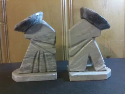 Two Marble Bookends  • $25.99