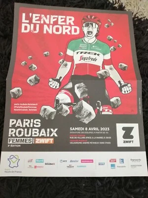 £3.99 • Buy Cycling Poster Affiche Paris-roubaix France Women Uci 08.04.2023