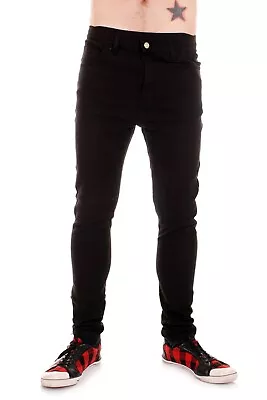 Tiger Of London 156 Black Stretch Jean Punk Rock • £39.99