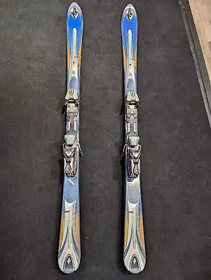 K2 T:nine Flight Skis 153cm Marker M1100 Titanium Bindings Good Condition • $109.99