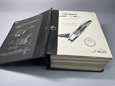 Vintage F-100D Flight Handbook Manual 1970's • $881.10