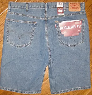 Levis 505 Mens NWT Denim Jean Shorts Size 40w Regular Fit 10  Inseam Cotton New • $22.49