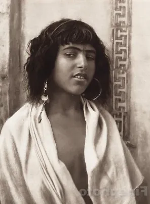 1924 Vintage NORTH AFRICA Algiers Berber Girl Photo Gravure LEHNERT N LANDROCK • £286.94