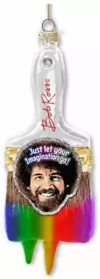 £17.05 • Buy Kurt Adler Bob Ross Paint Brush Ornament