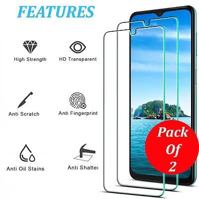 For Samsung Galaxy S21 S20 S10 S6 J7 5g FE Plus Tempered Glass Screen Protector • £2.90